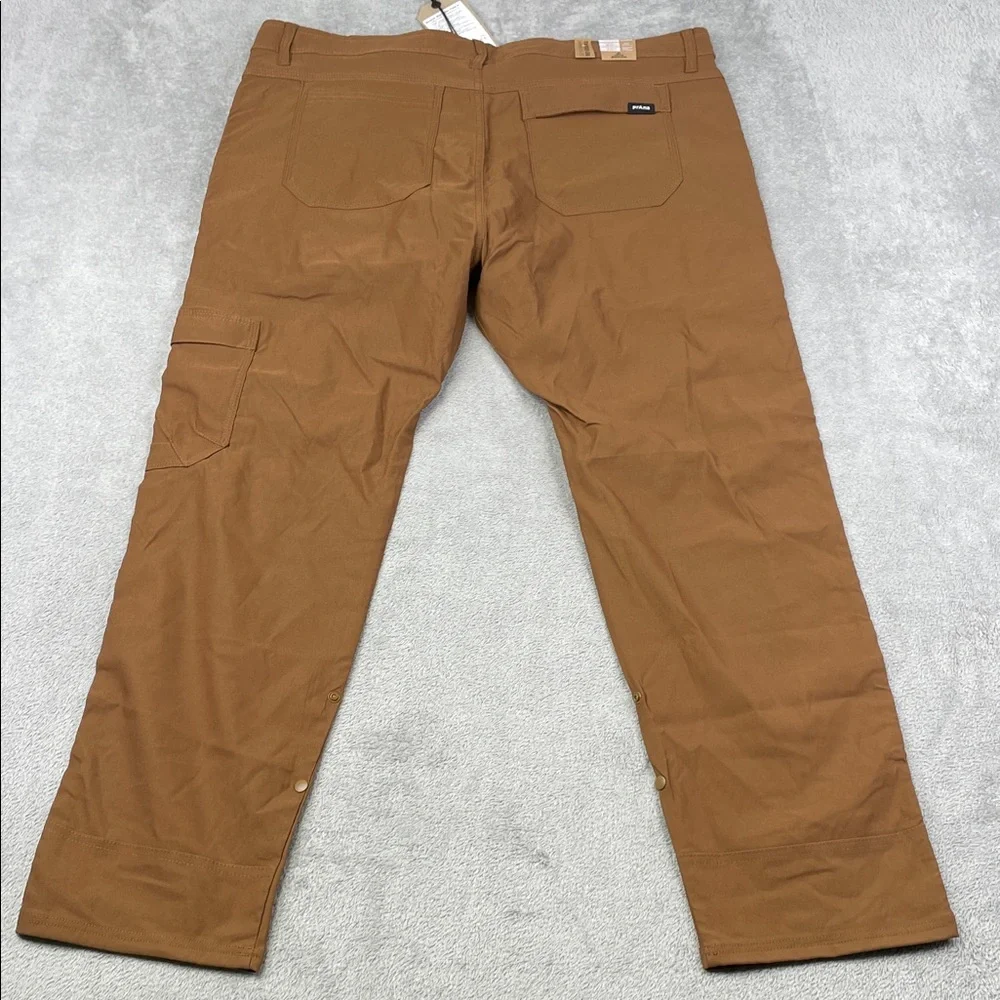 NEW Prana 40/30 Stretch Zion Slim Pant‎ II Men's Sepia Brown Hiking Outdoors